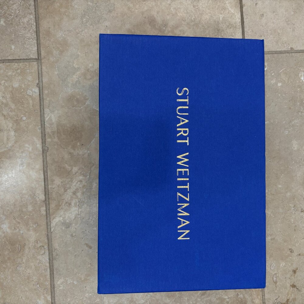 NWT! Stuart Weitzman Goldie 60 Block Slide - Picture 7 of 7